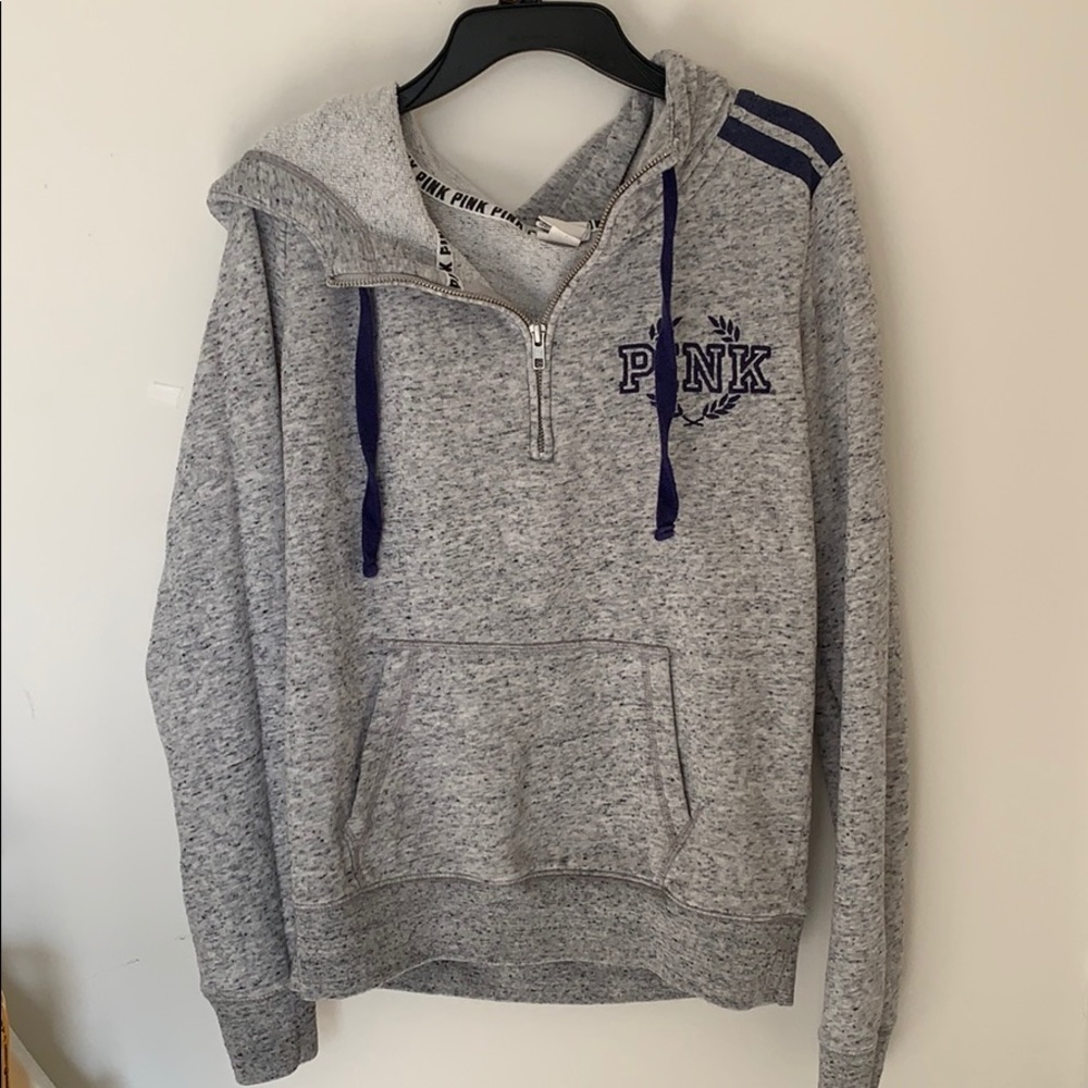 VS pink half zip